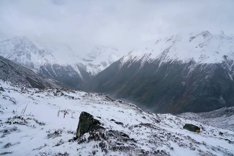 念青東最後的隱秘之所：探路三郎線，無奈風雪下撤······ 未分類 第47張