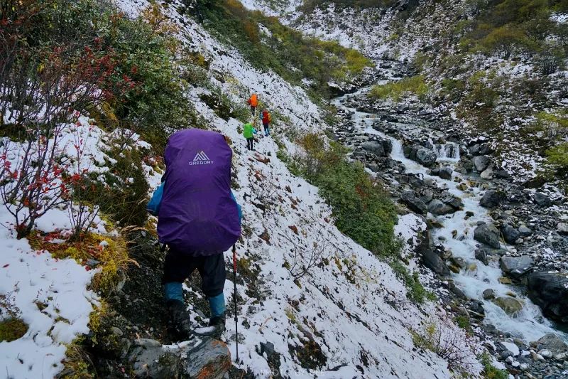 念青東最後的隱秘之所：探路三郎線，無奈風雪下撤······ 未分類 第54張