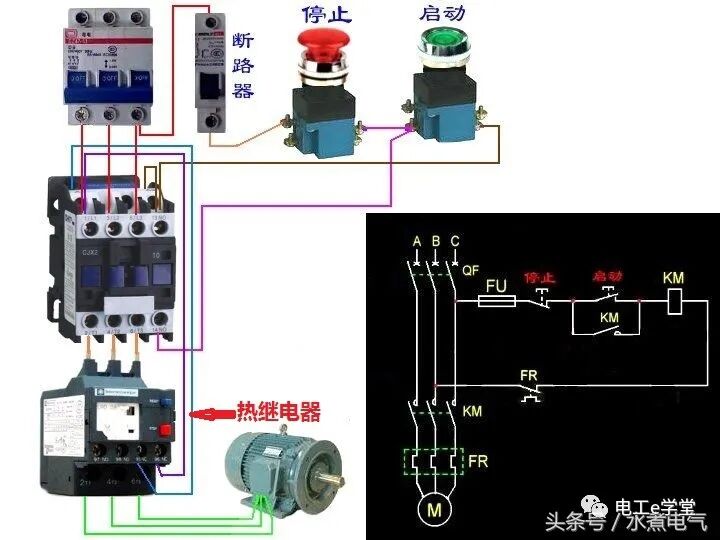 電工常用元件：熱繼電器的工作原理，怎么選配？如何設定電流范圍的圖6