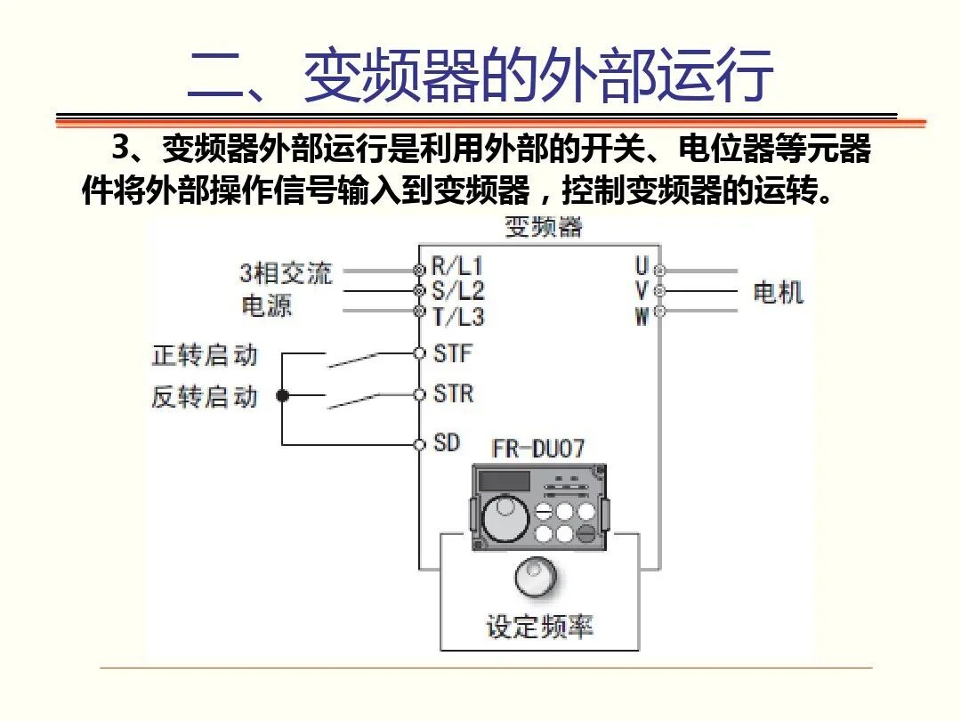 如何调试三菱FR-A700型通用变频器，有这个PPT就足够了！的图31