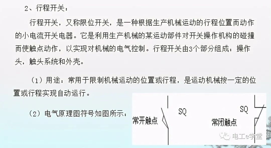 一分钟认识行程开关的图1