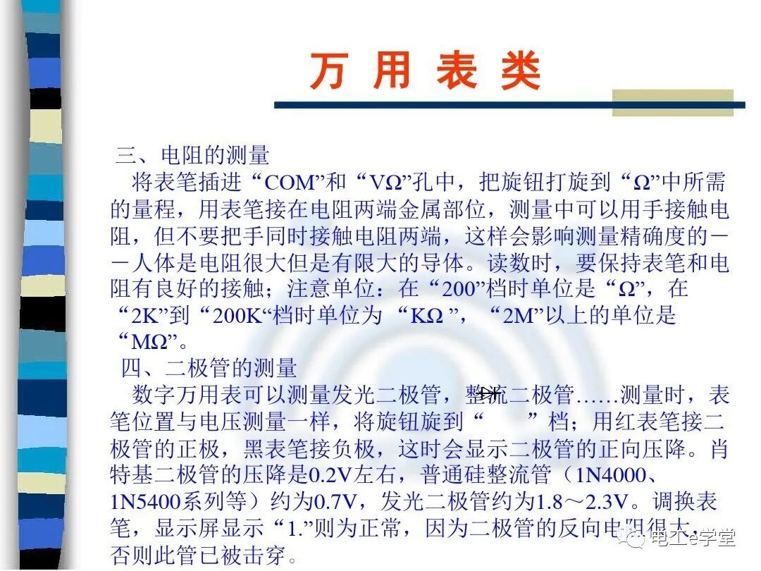 维修电工常用仪表的使用的图4