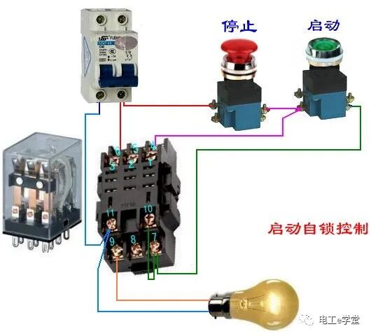小型繼電器接線圖大全的圖2