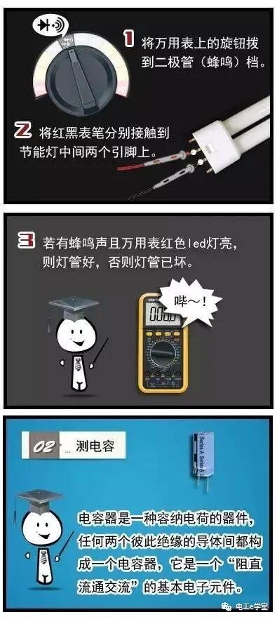 如何使用數字萬用表識別檢測元器件的圖3