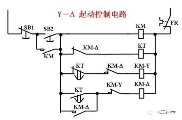 星三角电路启动原理图解的图5