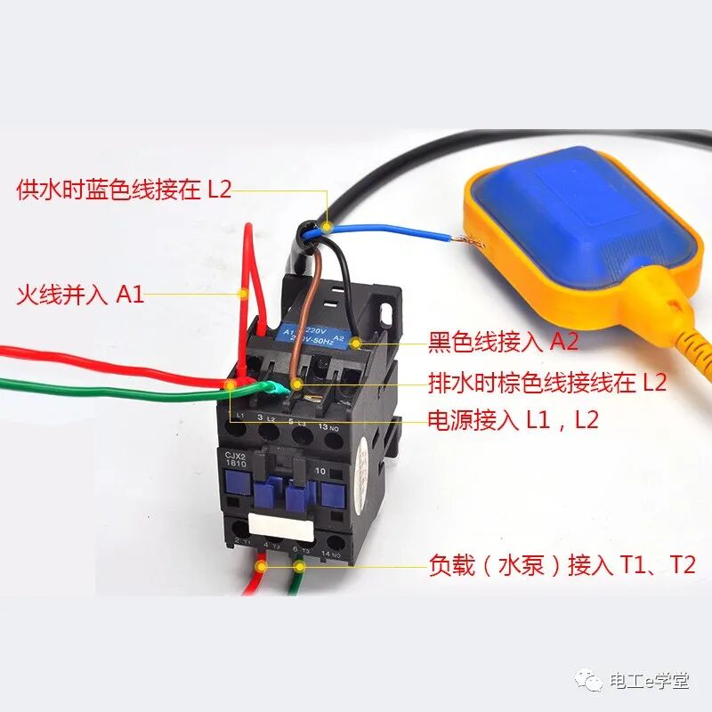 电缆浮球液位开关的工作原理与接线使用方法的图1