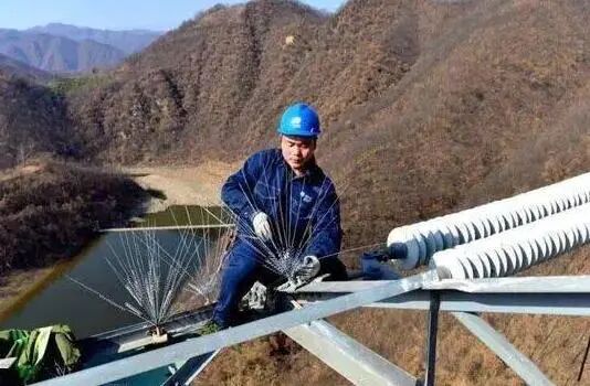 电杆上的橘色的小风车有什么用？为什么有的上边有，有的上边没有？的图12