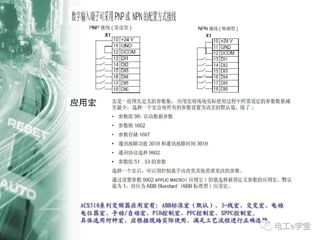 ACS510系列变频器简单应用培训的图10