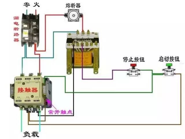 收藏丨断路器和交流接触器接线图的图4