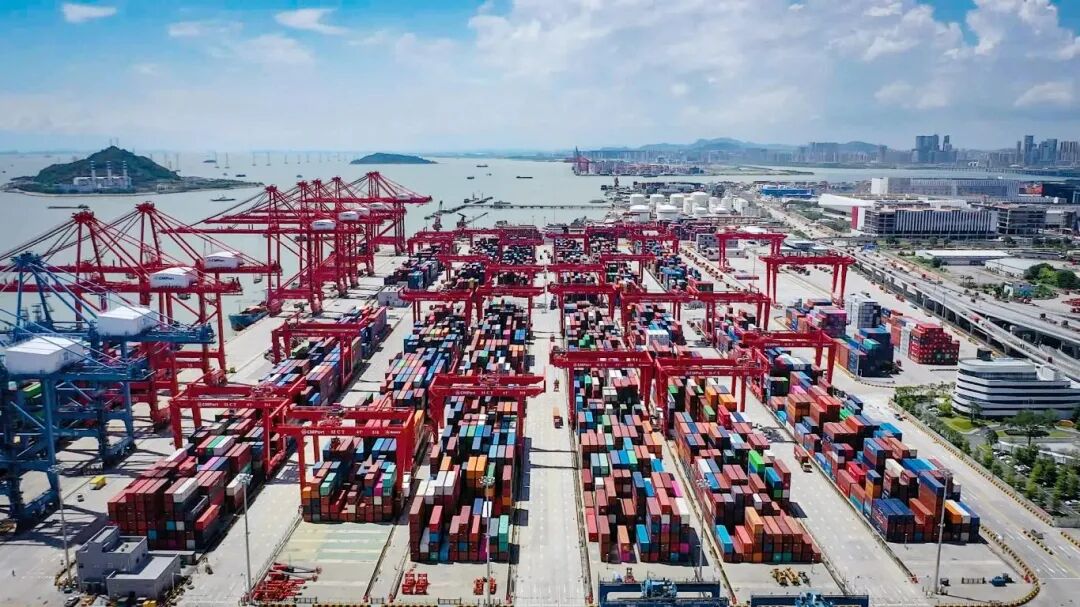 首席执行官徐颂,中国外运总经理宋嵘,招商检测总经理刘英杰,辽宁港口