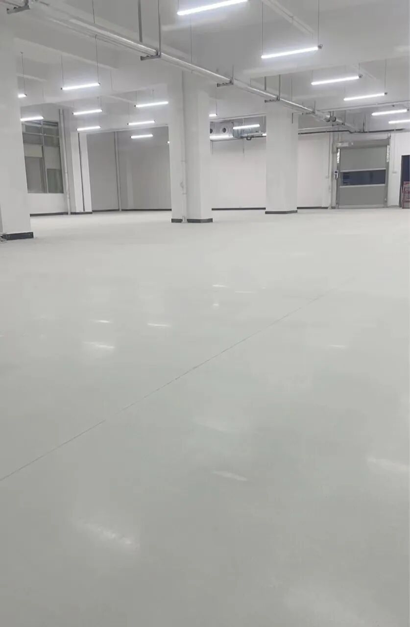 uhpc无机磨石地坪|广州诺彩数码厂房应用案例