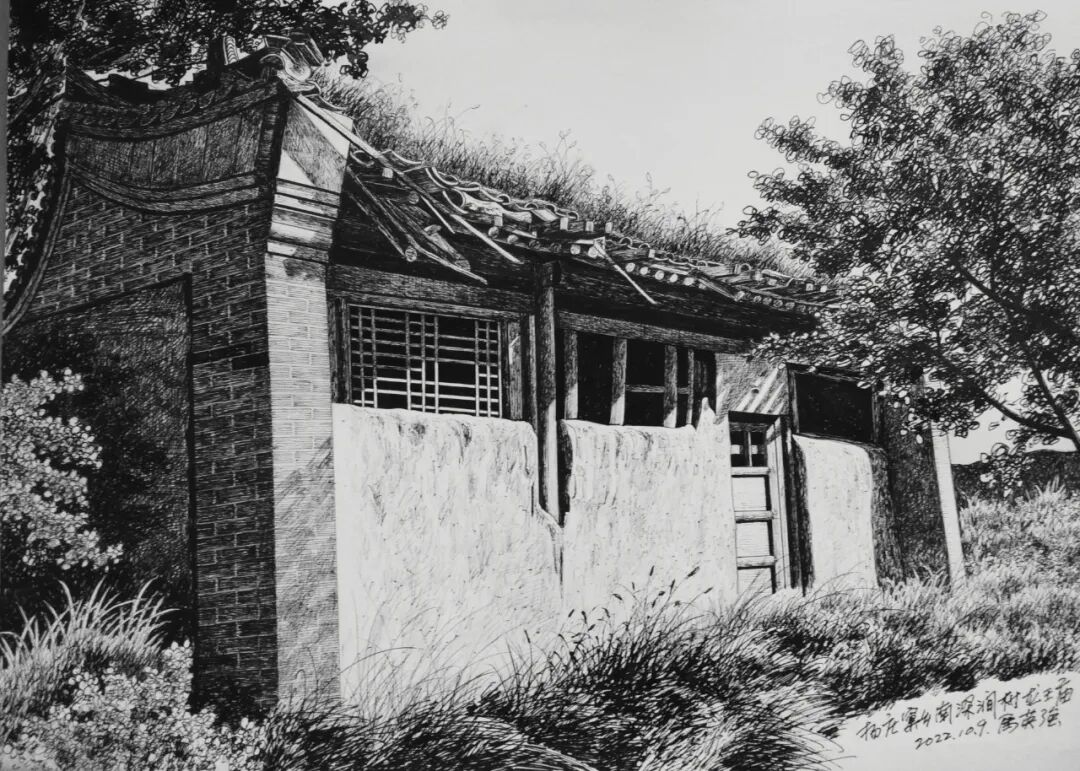 河北蔚县：马英强的钢笔画(图20)