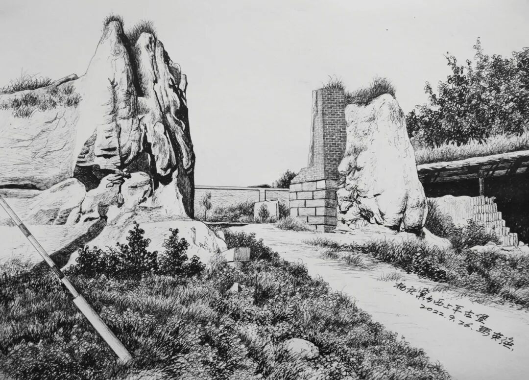 河北蔚县：马英强的钢笔画(图21)