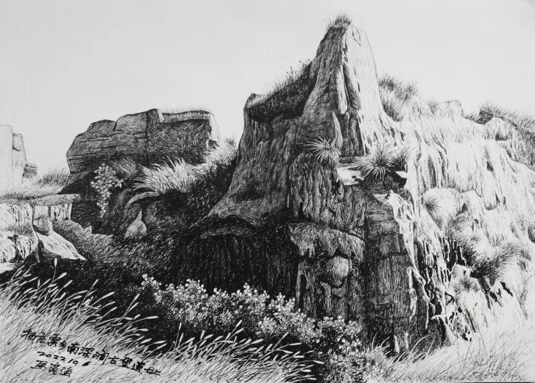 河北蔚县：马英强的钢笔画(图19)