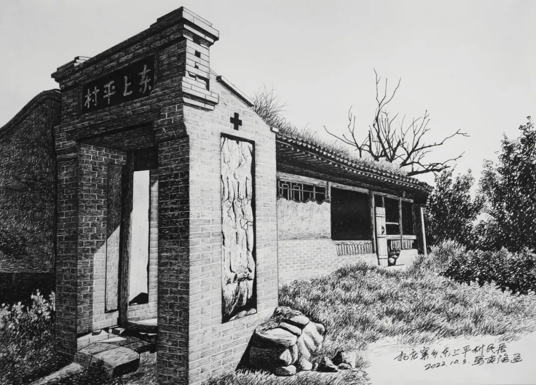 河北蔚县：马英强的钢笔画(图12)