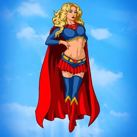 女超人superwoman一个人与山水里偶遇的是花树清风,邂逅的却是自己的