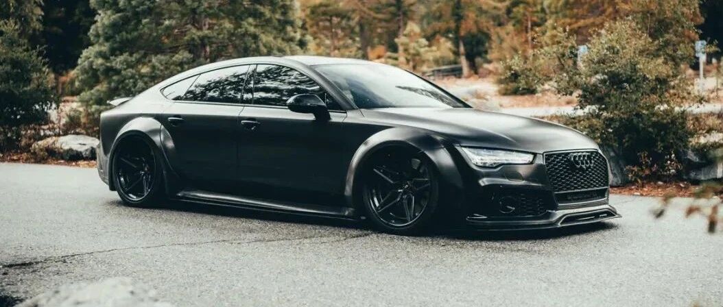 好一台强悍又帅气的奥迪S7