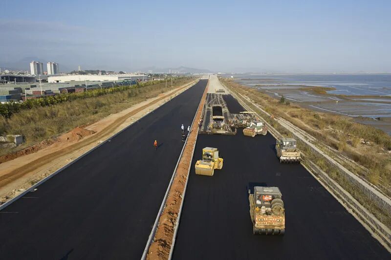 途经涵江网红海路段升级联十一线莆田境涵江段春节前力争实现主线贯通
