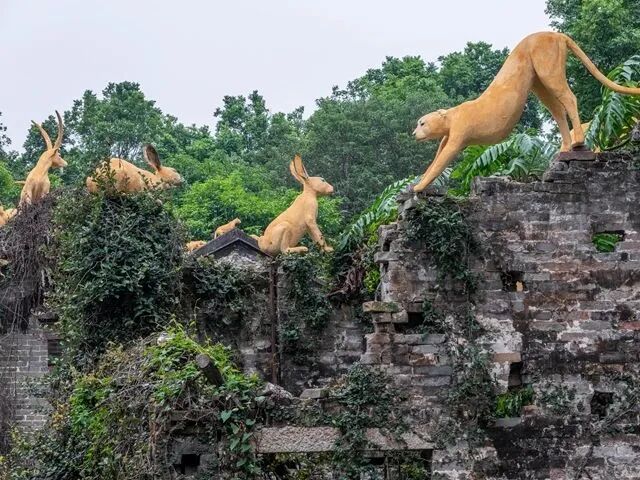 广东南海大地艺术节作品 摄影/田方方