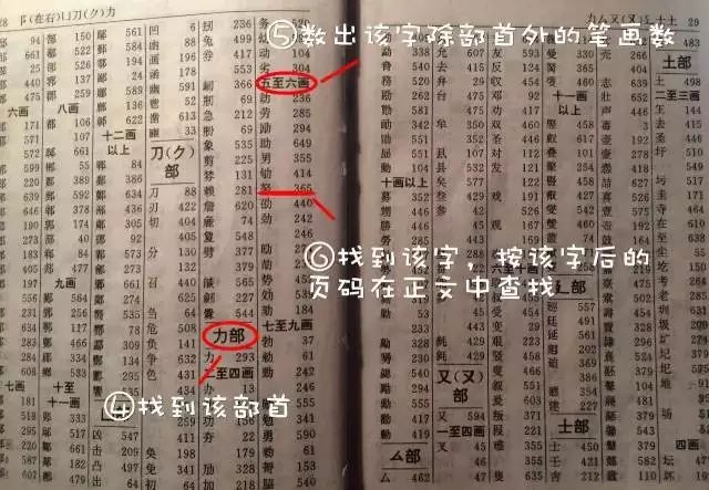 小學(xué)低年級(jí)查字典技巧口訣