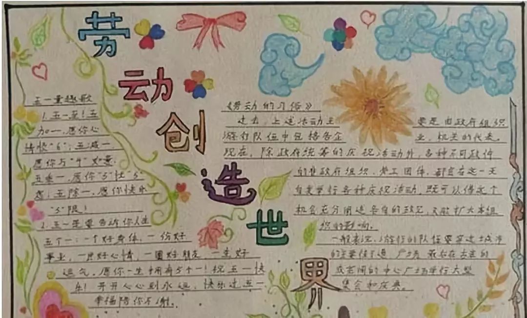 2022五一劳动节手抄报精选：诗词+名言+手抄报合集，孩子一定用得着！
