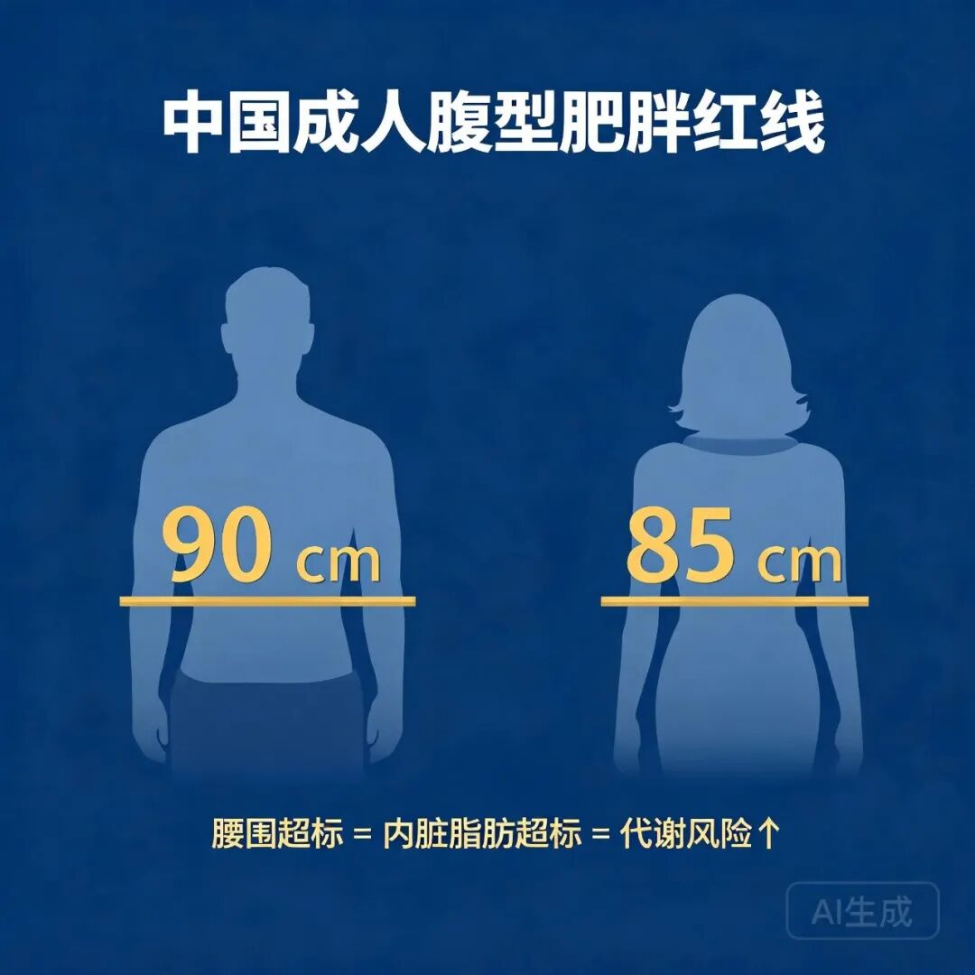 中国成人腹型肥胖红线