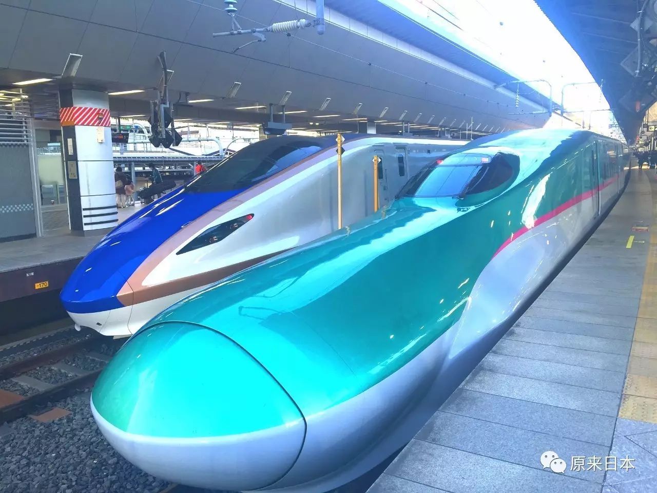 从东京站乘坐全日本速度最快的列车东北新干线hayabusa号只要约一个半