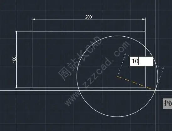 TK命令，CAD临时追踪命令怎么用的图11