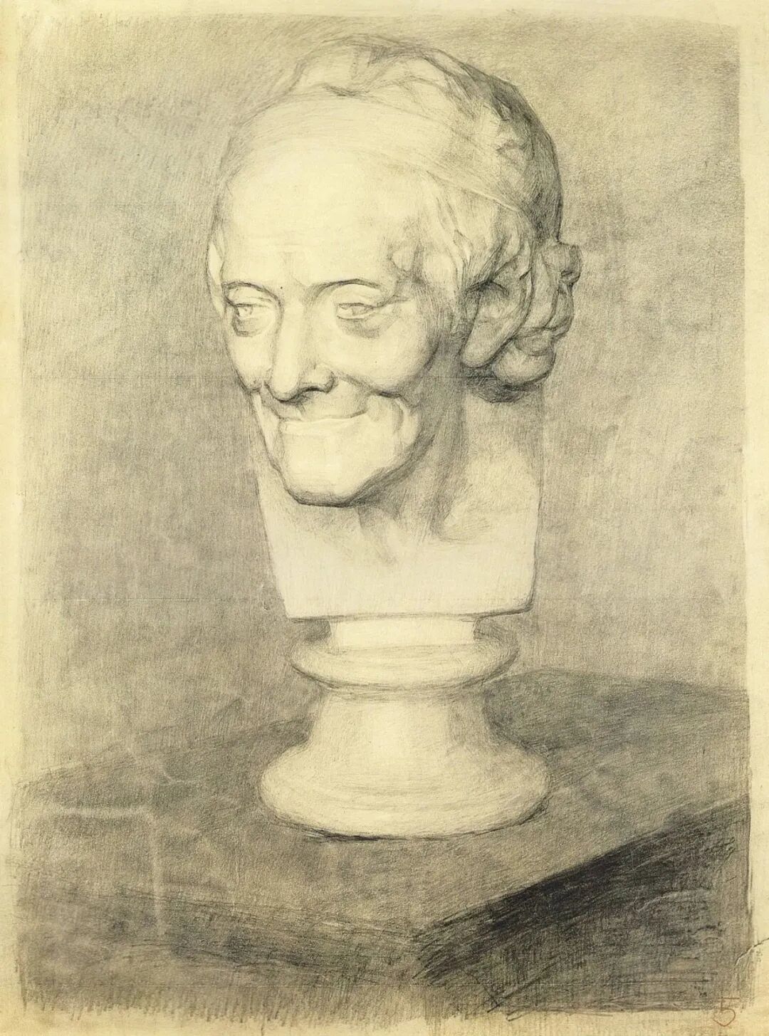 美院附中班集训央美附中素描石膏像精选作品