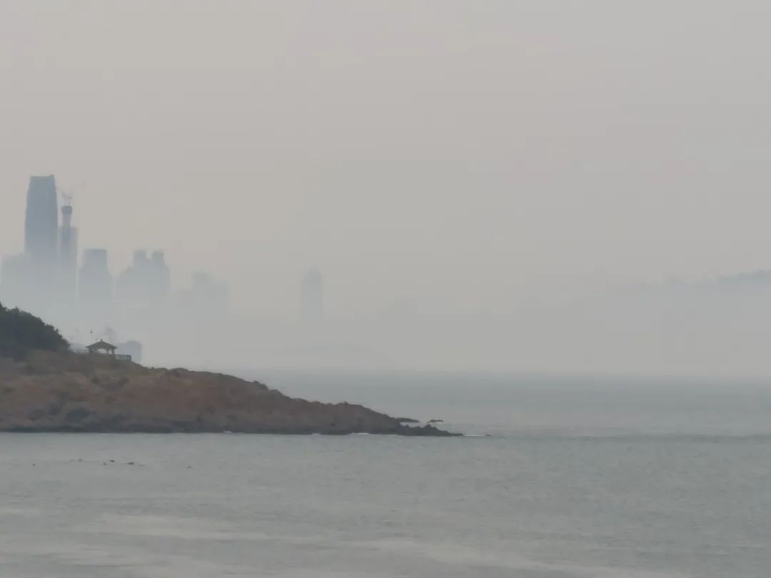 青岛现海市蜃楼