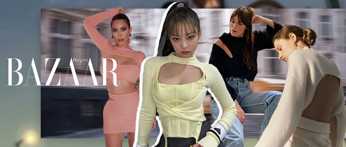 Jennie的挖空毛衣真的好绝啊，这才是秋天该露出的时髦！