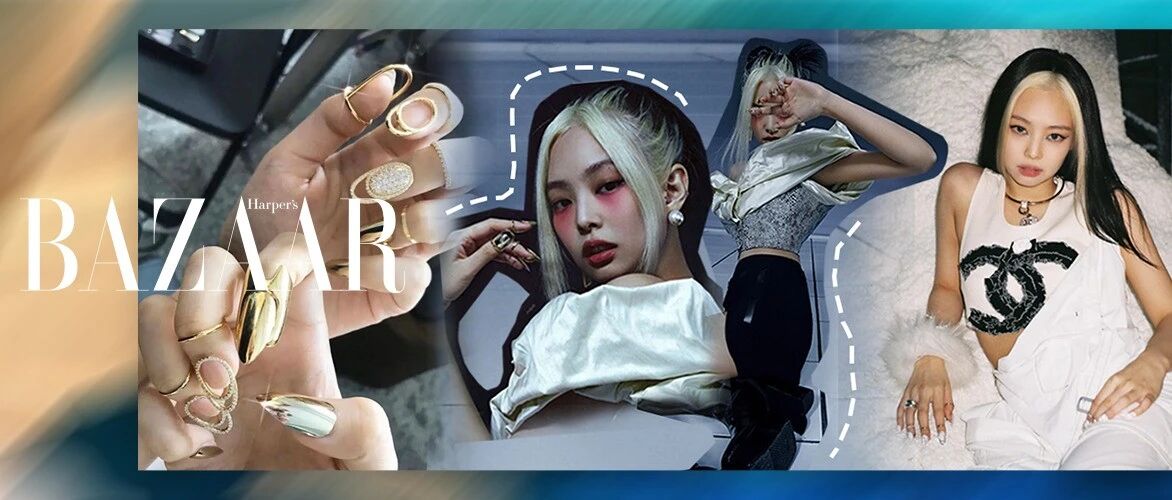 被Jennie种草了这款指甲戒指，上手也太特别了吧！