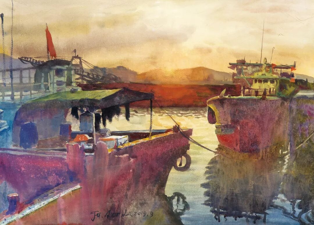 简讯| "仰高铁夫一一纪念李铁夫诞辰150周年2019江门市油画,水彩作品