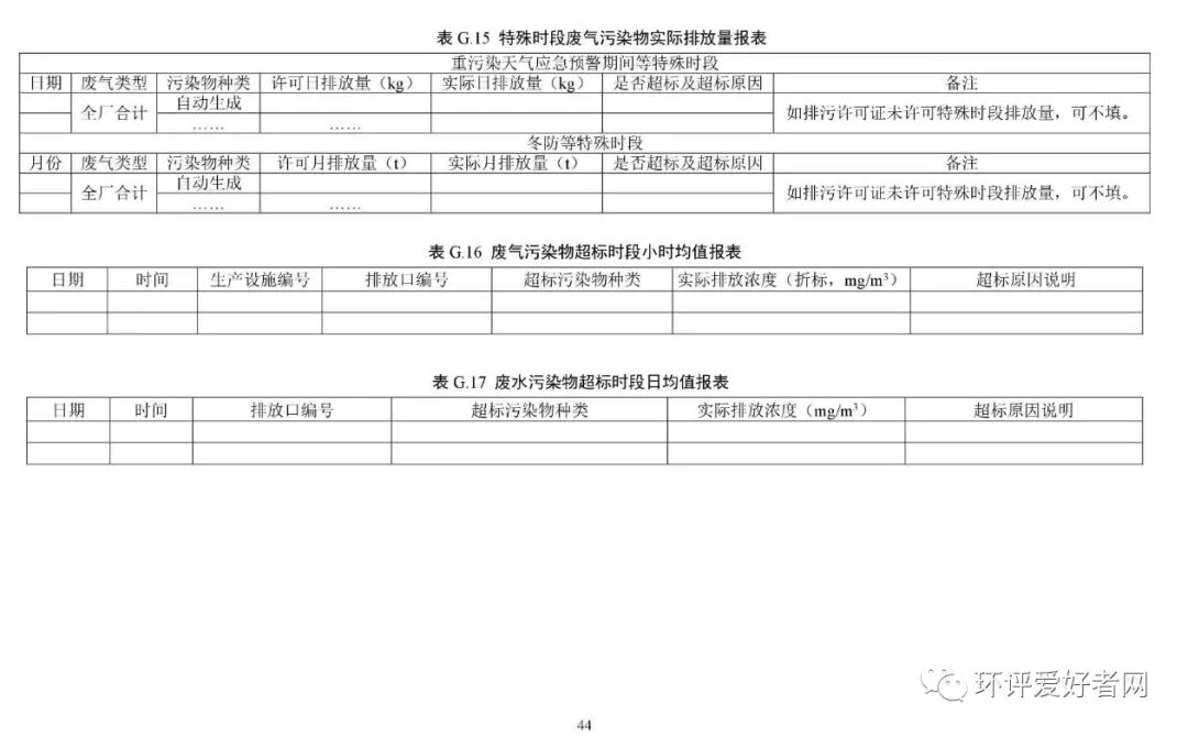 《排污單位環境管理臺賬及排污許可證執行報告技術規范 總則（試行）》（HJ944-2018）