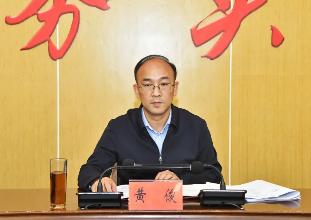 市委副书记黄俊出席会议并讲话,副市长吴起主持会议.