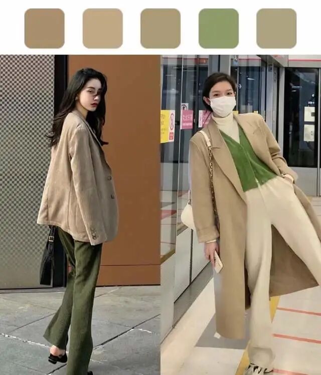 卡其色系太适合秋天了显高级的穿搭方法已备好上身气质翻倍