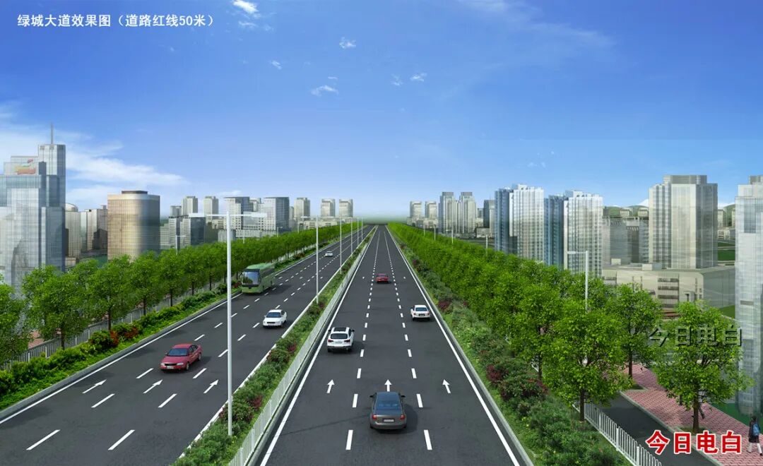 电白城区交通大升级将建设和改造多条道路附效果图
