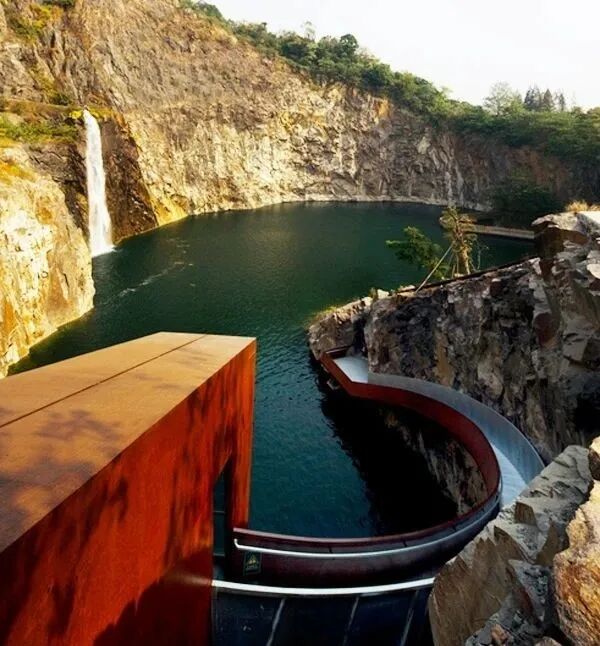 上海辰山植物园矿坑花园与岩石园详解的图29