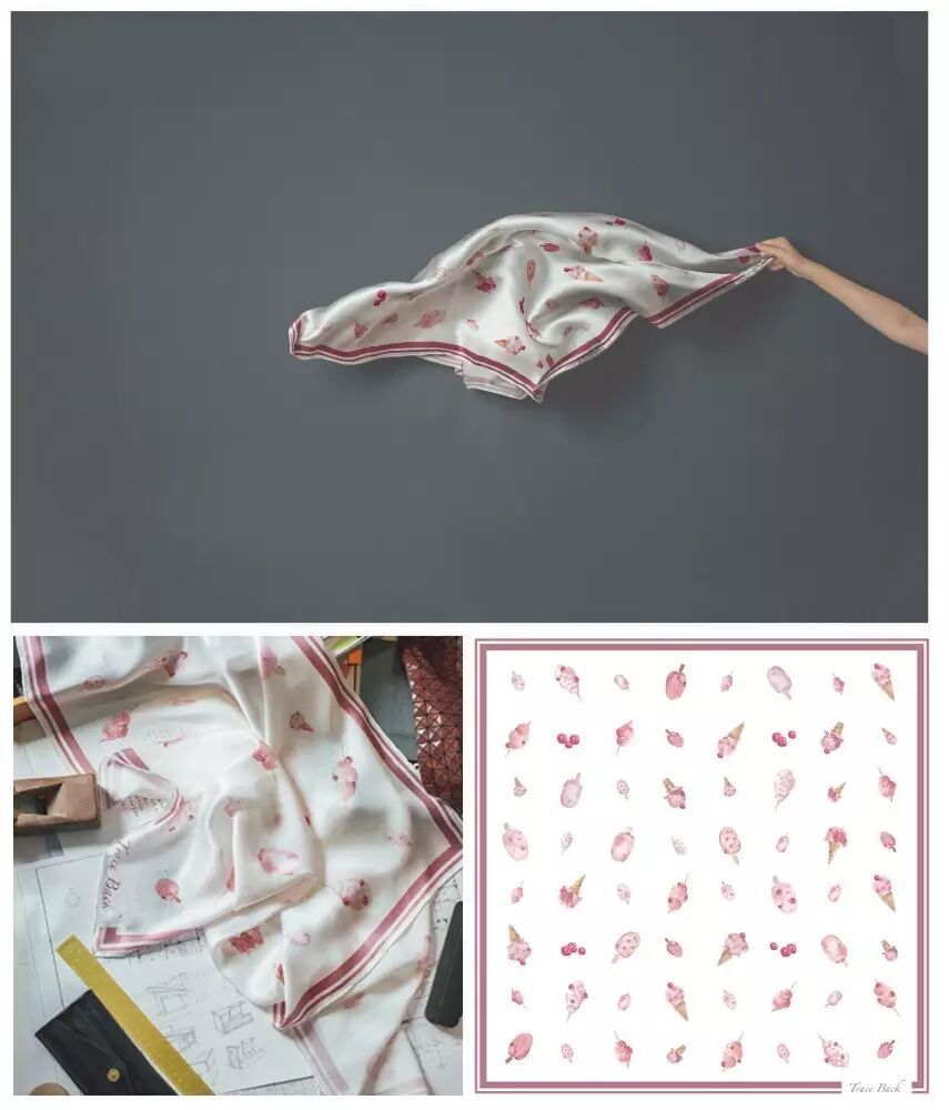 一秒爱上的轻盈质地 来自 trace back 的睡衣和丝巾