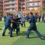 瑶海区举行春季开学校园专职保安员技能培训