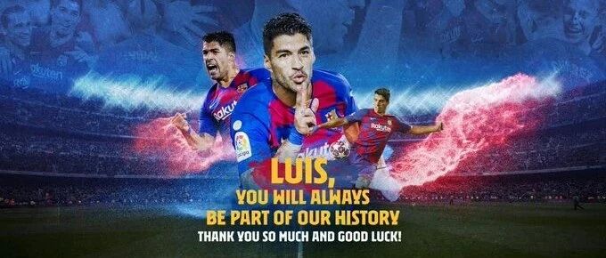 6年·283场·198球，这是苏亚雷斯给巴萨交上的成绩单