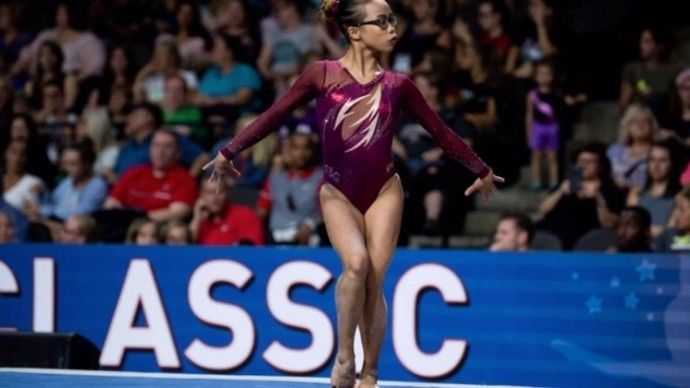 人物 从弃婴到世界冠军 广西女孩为美国夺体操全能冠军 体坛周报微信公众号文章
