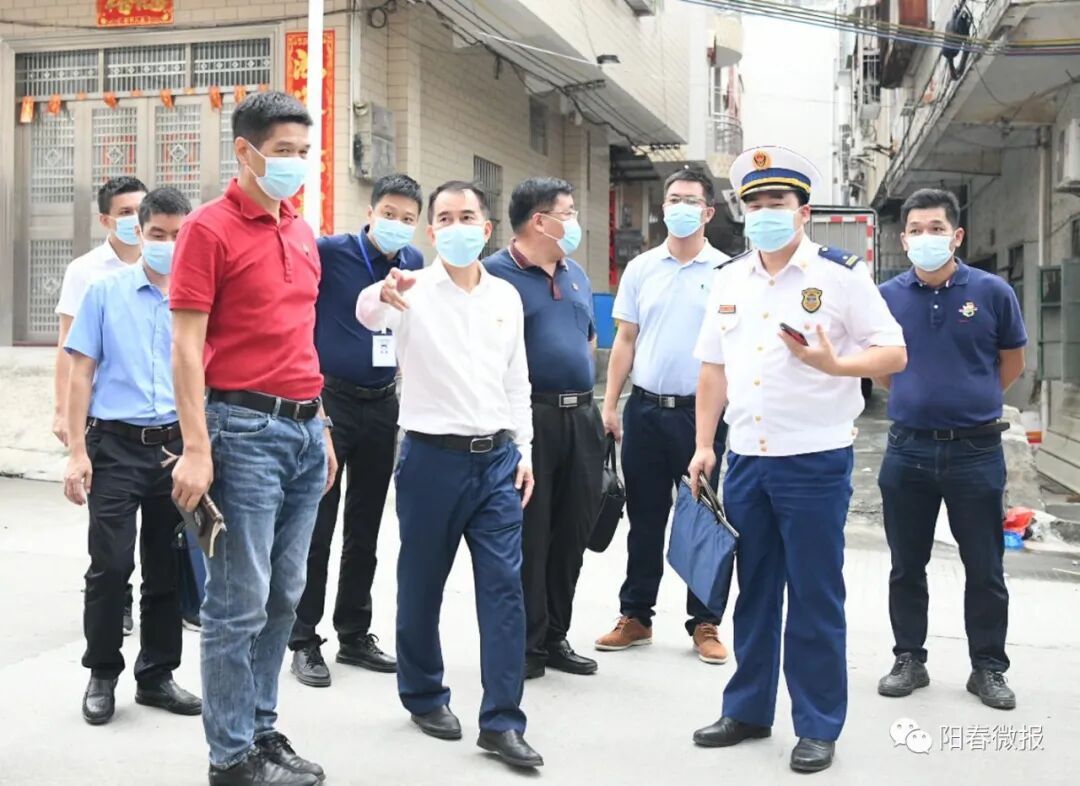 阳春市领导督导疫情防控工作-阳春市人民政府门户网站