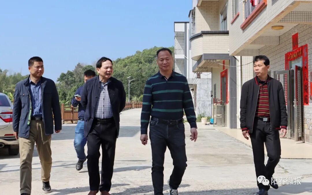 【共促乡村振兴】八甲镇:翁文星调研乡村振兴工作-阳春市人民政府门户