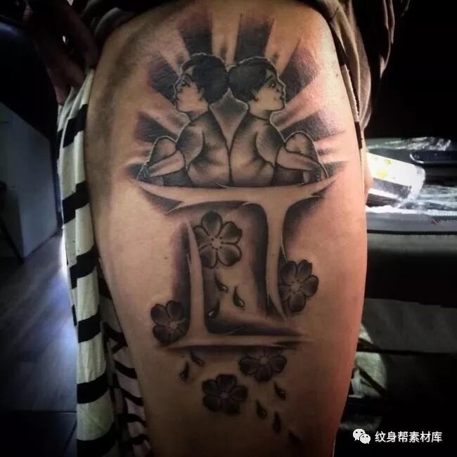 纹身素材星座系列 双子座 柒刺青纹身 微信公众号文章阅读 Wemp
