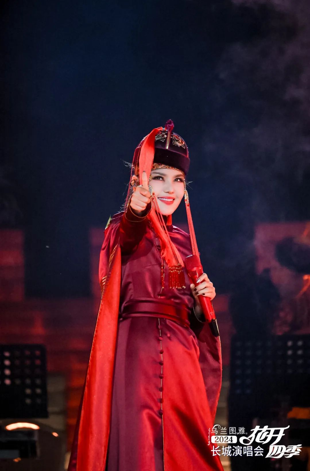 乌兰图雅“花开四季”长城演唱会在古北水镇炫彩绽放 第16张