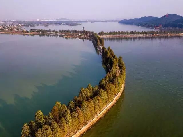 12月28日 众人期待的东湖绿道终于揭开神秘面纱 咱们先来看一组航拍图