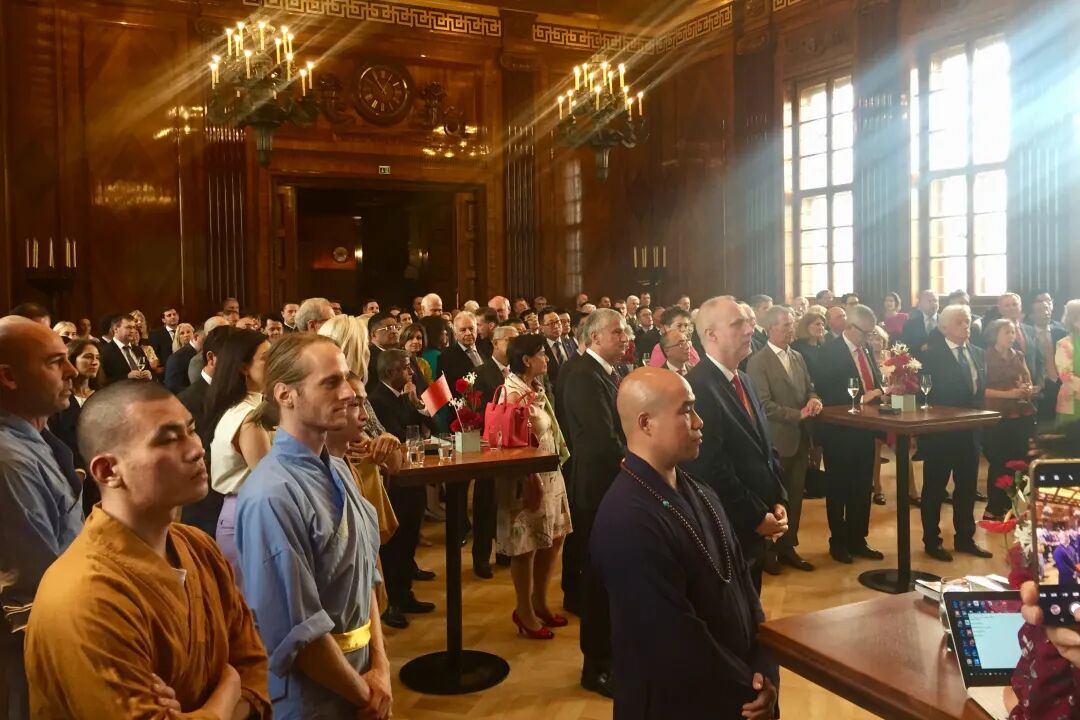 奥地利少林文化中心应邀参加中奥建交50周年招待会活动