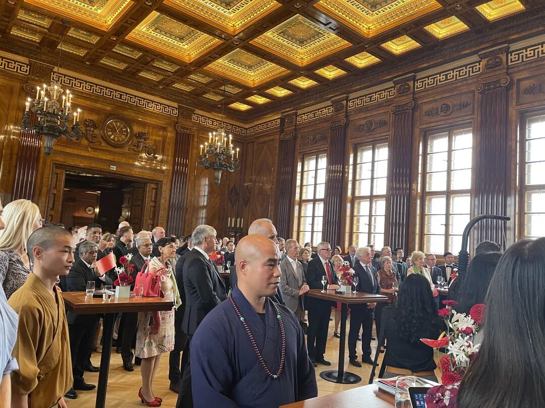 奥地利少林文化中心应邀参加中奥建交50周年招待会活动