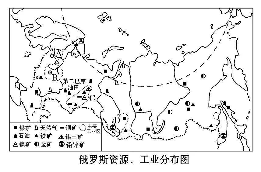 莫斯科工业区       ,乌拉尔工业区       ,新西伯利亚工业区